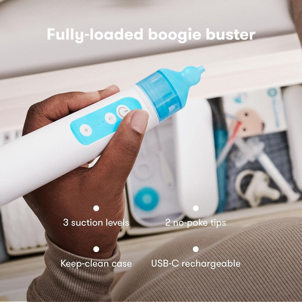 Electric Nosefrida , USB Rechargeable Nasal Aspirator with Different Levels of Suction by