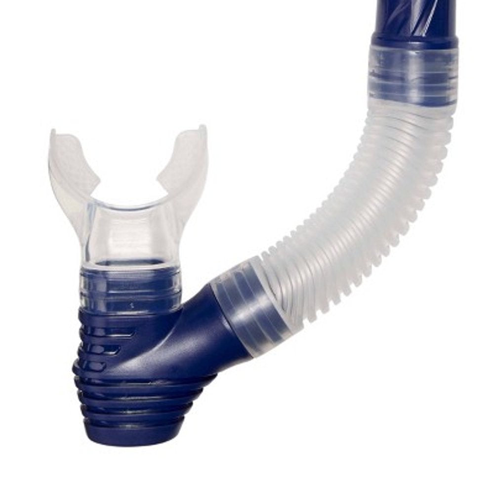 ADULT MSF SNORKEL SET - BLUE/STEEL S/M