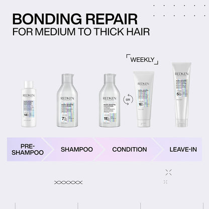 Bonding Shampoo for Damaged Hair Repair | Strengthens and Repairs Weak and Brittle Hair | Acidic Bonding Concentrate | Safe for Color-Treated Hair | for All Hair Types