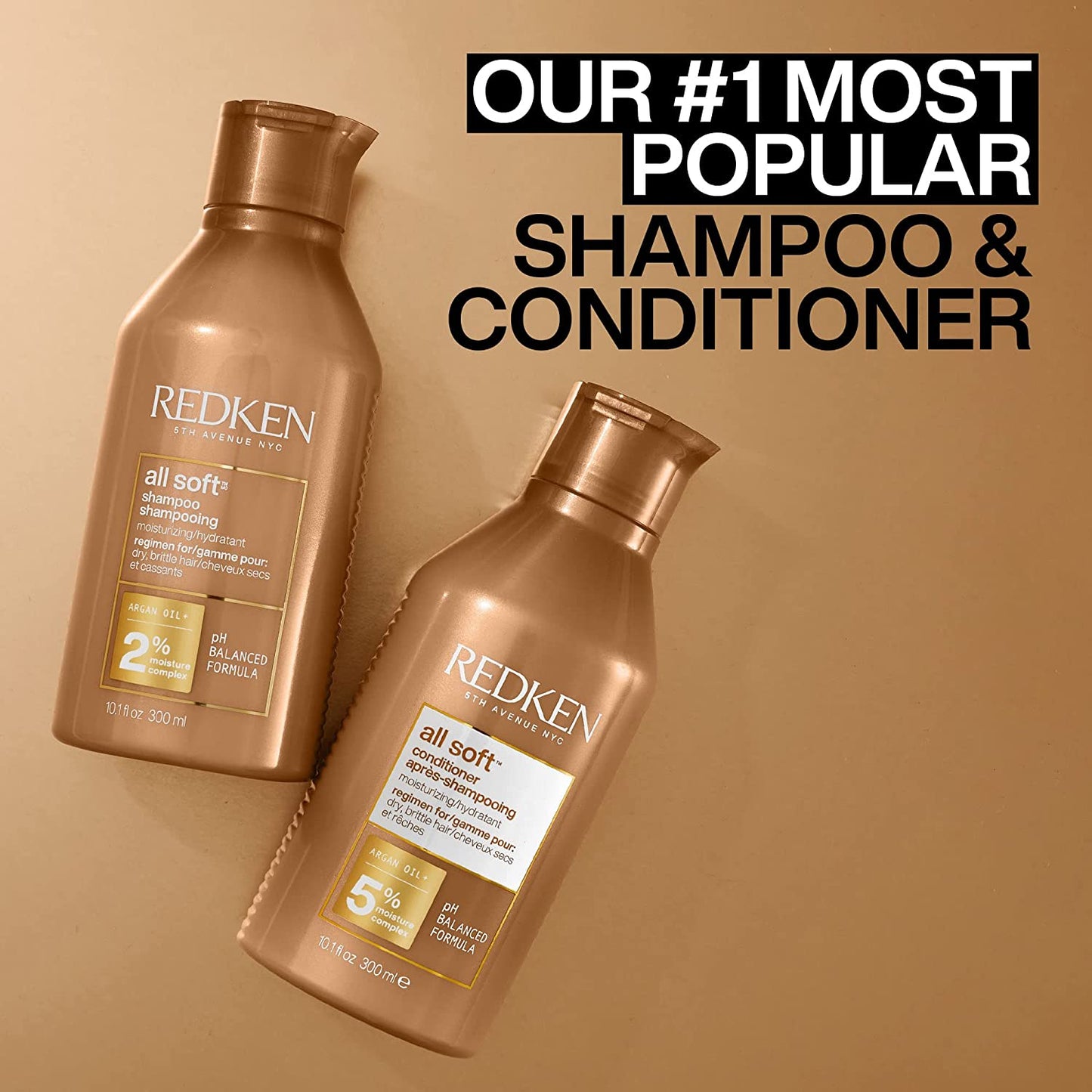 All Soft Conditioner | Deeply Conditions and Hydrates | Softens, Smooths, and Adds Shine | Safe for Color-Treated Hair | Nourishing Shampoo for Dry Hair | with Argan Oil