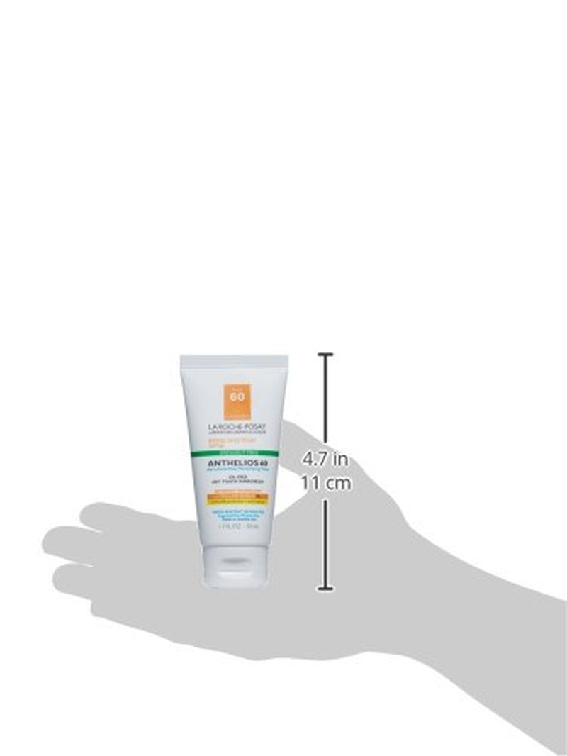 Anthelios Clear Skin Dry Touch Sunscreen SPF 60, Oil Free Face Sunscreen for Acne Prone Skin, Won'T Cause Breakouts