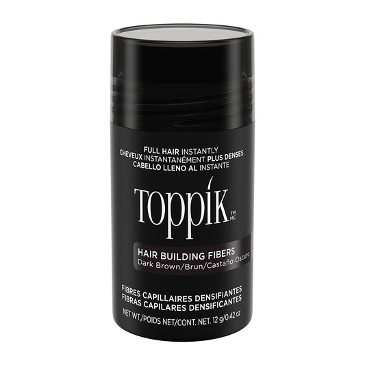 Toppik Hair Building Fibers, 12G Fill in Fine or Thinning Hair Instantly Thicker, Fuller Looking Hair 9 Shades for Men & Women