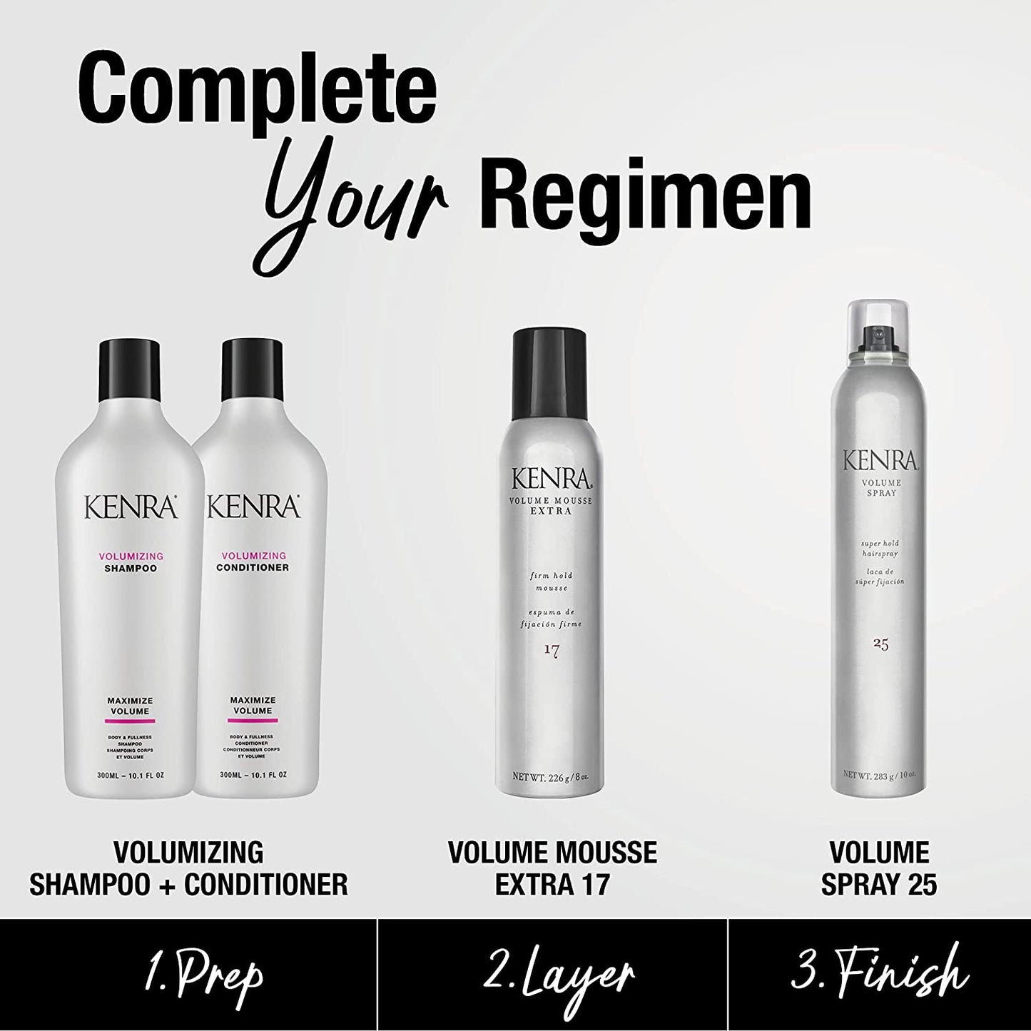 Kenra Volume Spray 25 | Super Hold Finishing & Styling Hairspray | Flake-Free & Fast-Drying | Wind & Humidity Resistance | All Hair Types