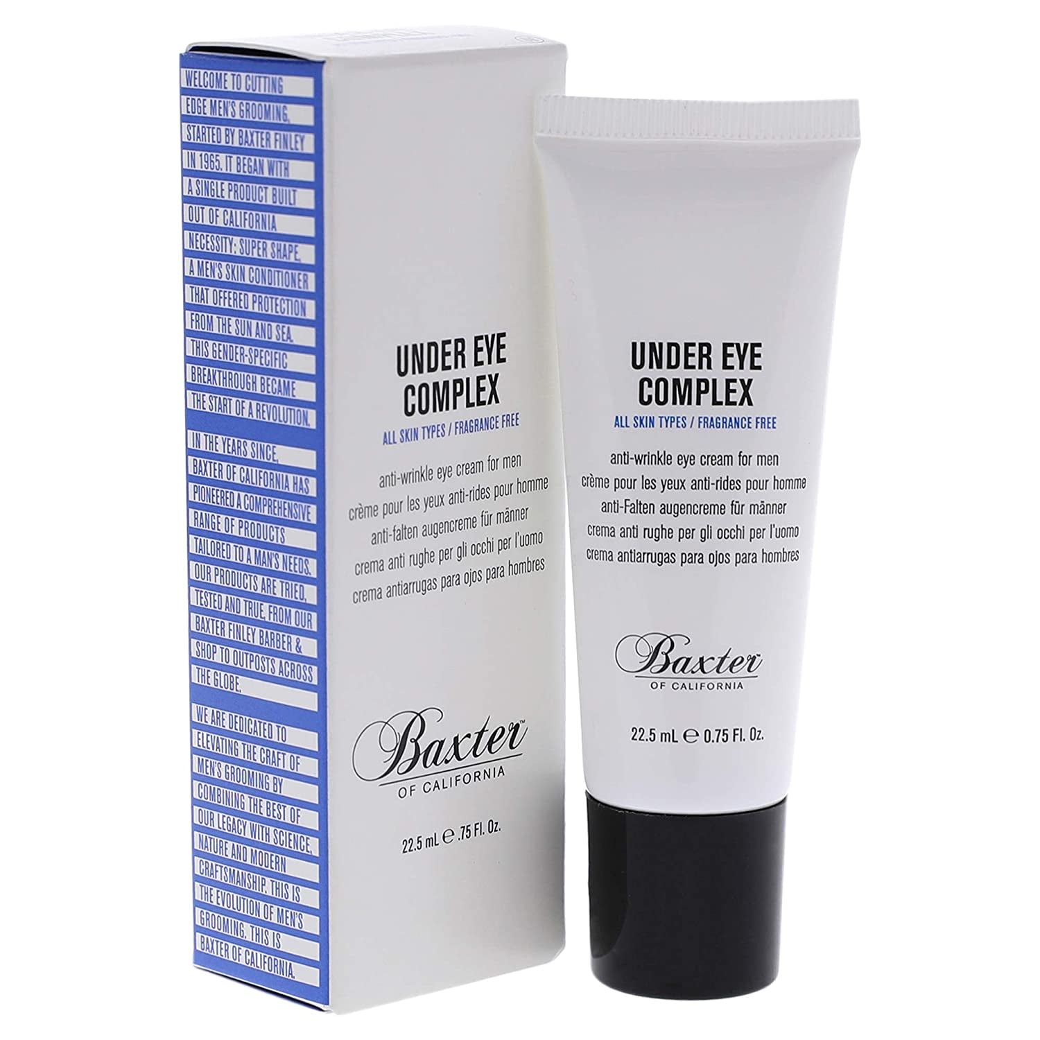 under Eye Cream for Men, Depuffing and Line Reducing, Unscented