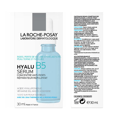 Hyalu B5 Pure Hyaluronic Acid Serum for Face | Vitamin B5 + Hyaluronic Acid + Madecassoside | Hydrating Serum Visibly Plumps Skin | Sensitive Skin Safe | anti Aging Serum | Oil-Free