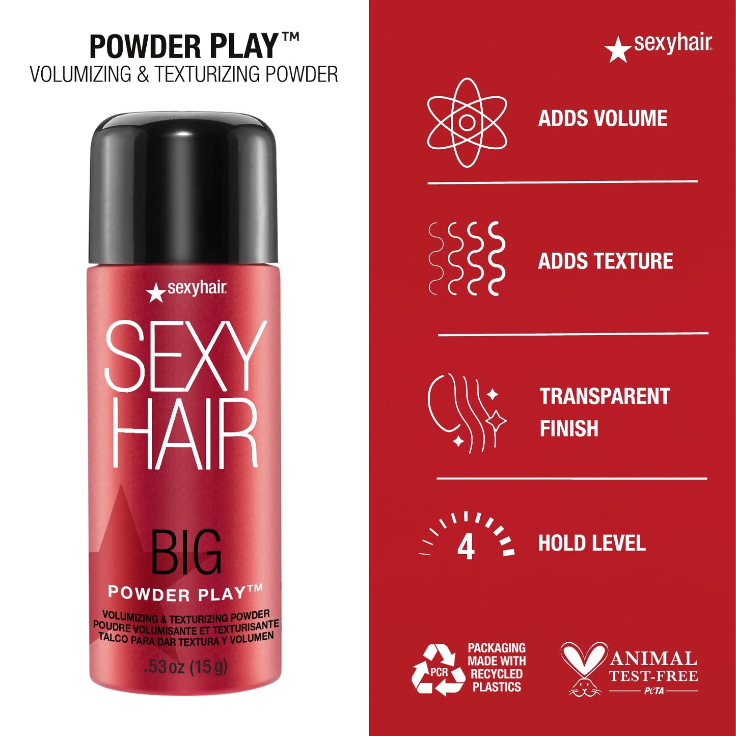 Big Powder Play Volumizing & Texturizing Powder | Colorless on Hair | Fragrance Free