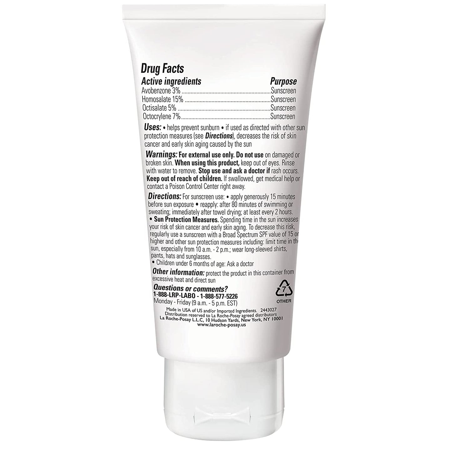 Anthelios Clear Skin Dry Touch Sunscreen SPF 60, Oil Free Face Sunscreen for Acne Prone Skin, Won'T Cause Breakouts