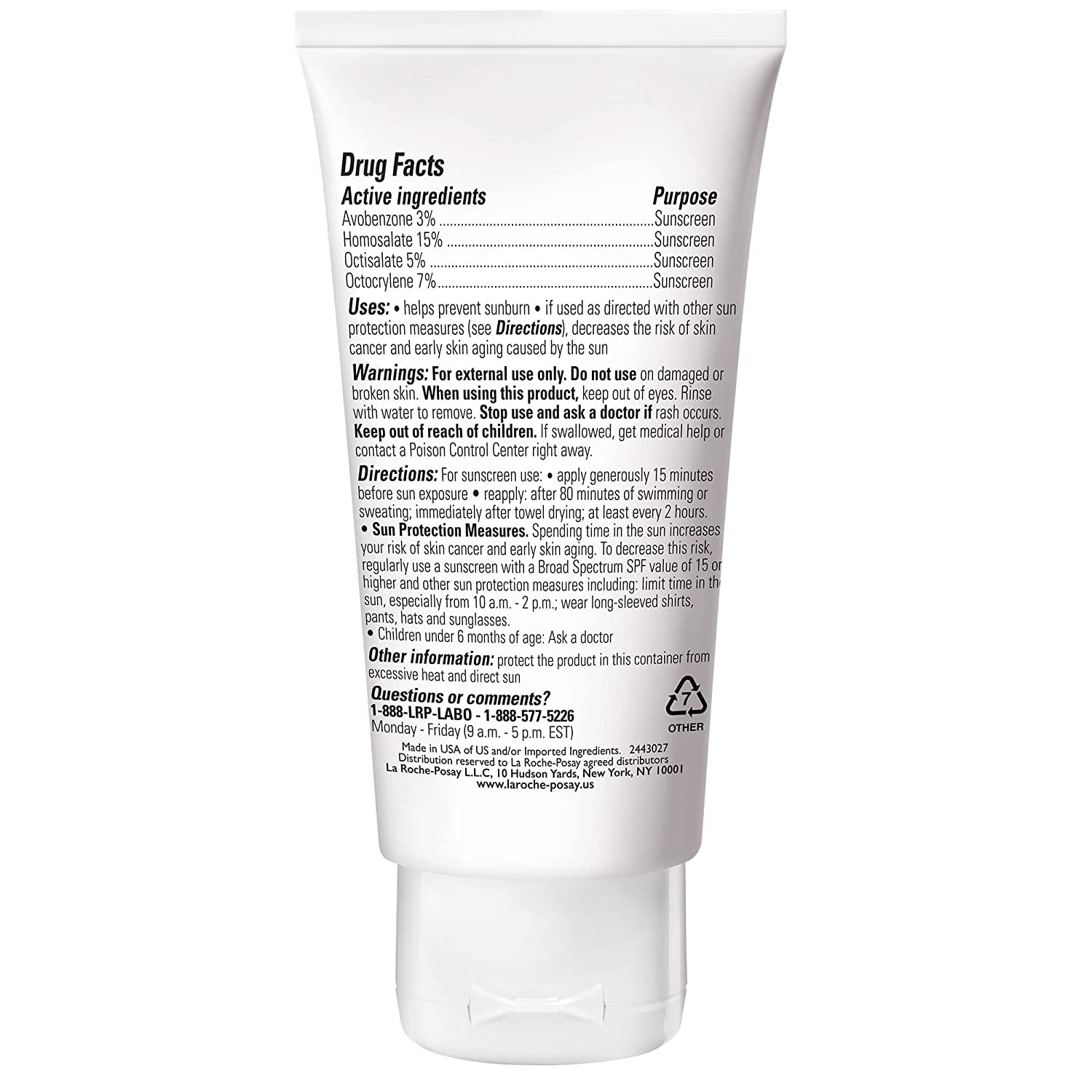 Anthelios Clear Skin Dry Touch Sunscreen SPF 60, Oil Free Face Sunscreen for Acne Prone Skin, Won'T Cause Breakouts