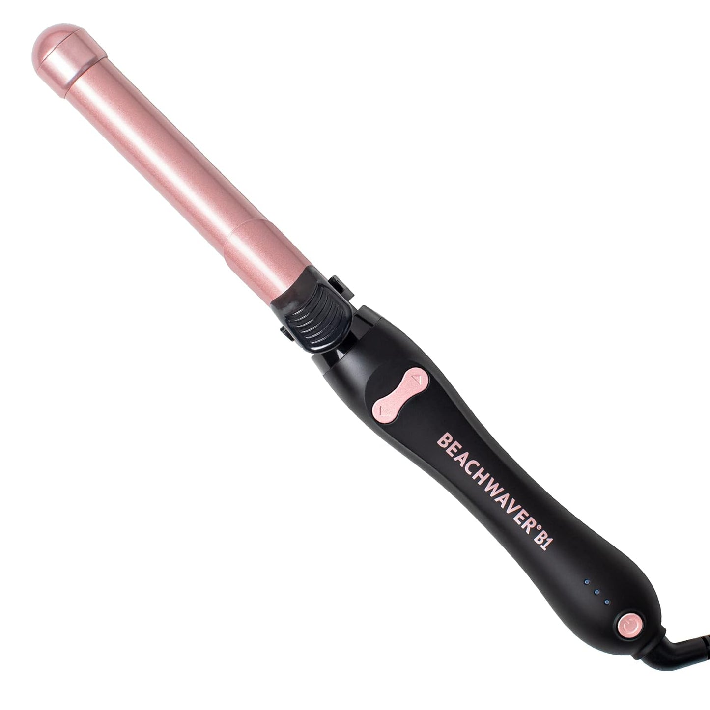 Beachwaver B1 Rotating Curling Iron in Midnight Rose | 1 Inch Barrel for All Hair Types | Automatic Curling Iron | Easy-To-Use Curling Wand | Long-Lasting, Salon-Quality Curls and Waves | Dual Voltage