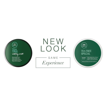 Tea Tree Shaping Cream, Hair Styling Cream, Long-Lasting Hold, Matte Finish, for All Hair Types